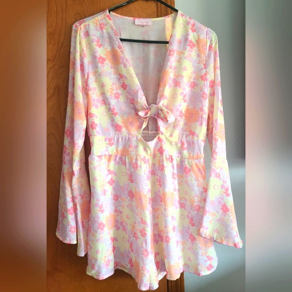 Spring Floral Romper